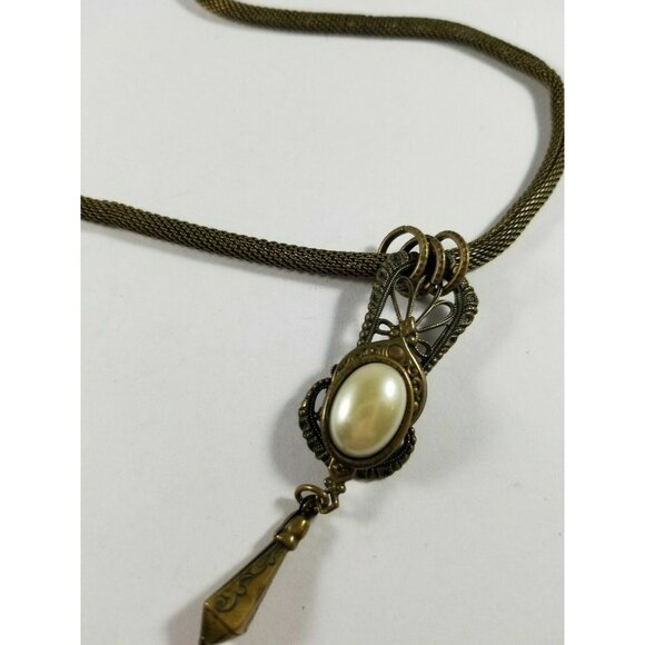 Jan Michaels San Francisco Brass Snake Necklace Charm - Picture 5 of 5